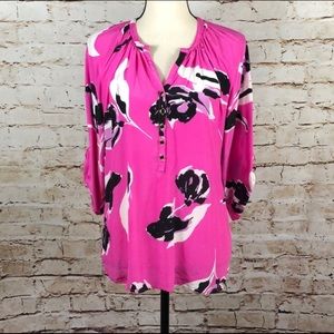 Yumi Kim Silk Printed Blouse